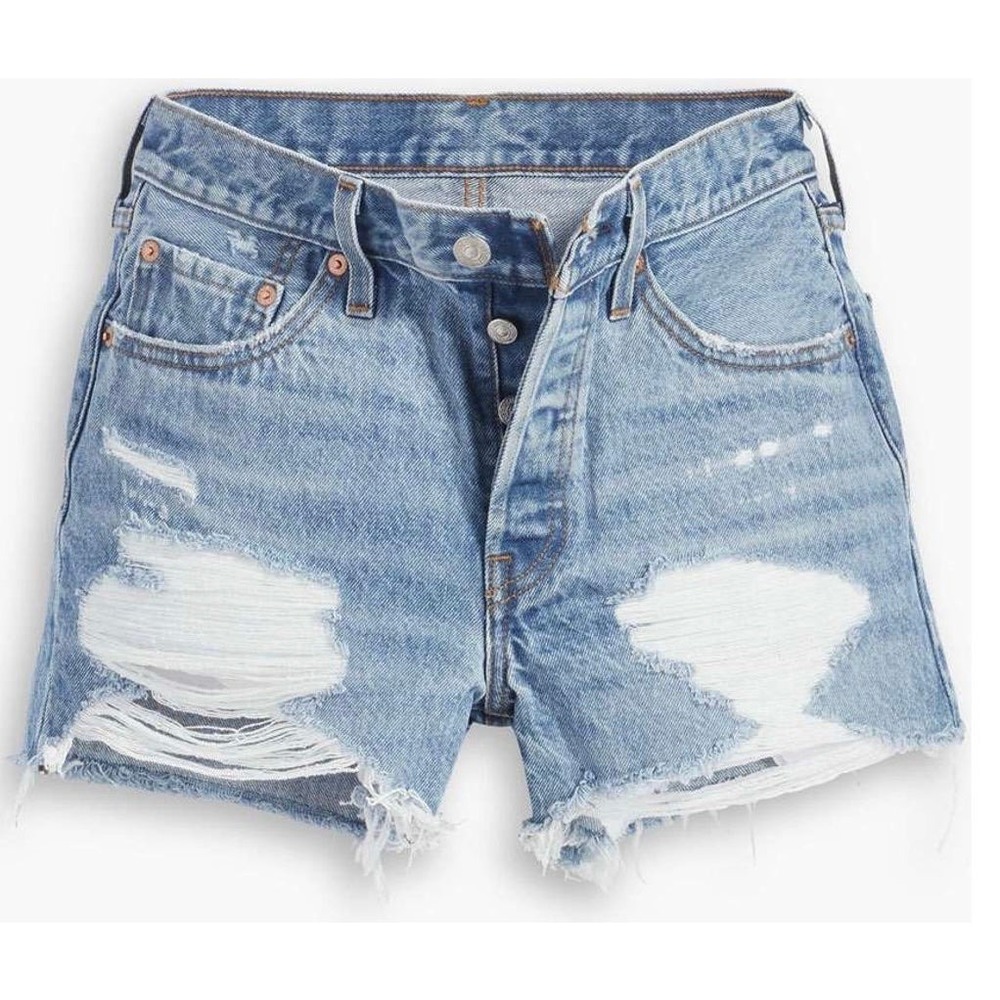 Levi's Women's‎ 501 Original Denim Shorts Medium Indigo